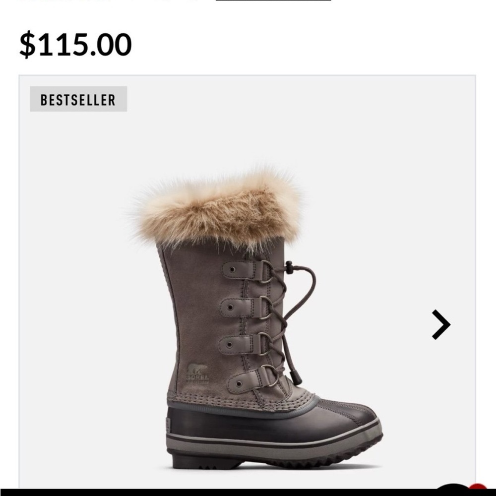 Sorel boots girls size 1